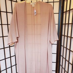 NWT Simply Styled BLUSH PINK Longline Cardigan S